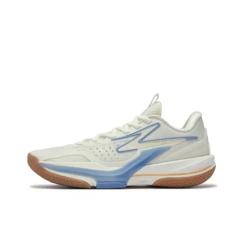 361° BIG3 6.0 Cushioning Coverage Abrasion Resistant Slip Resistant Low Top Basketball shoes Driving Men's White Blue
