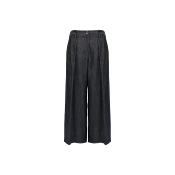 Brunello Cucinelli Pleated Wide Leg Pants