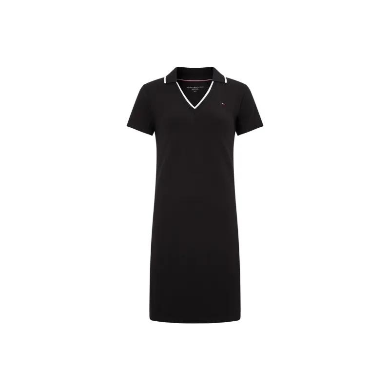 Tommy Hilfiger Short Sleeved Dresses Women's Black-0