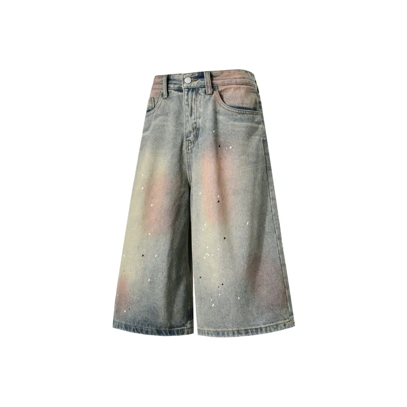 BEETLE TOWN Denim Shorts Unisex-0