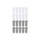20-Pack (10 Gray+10 White)