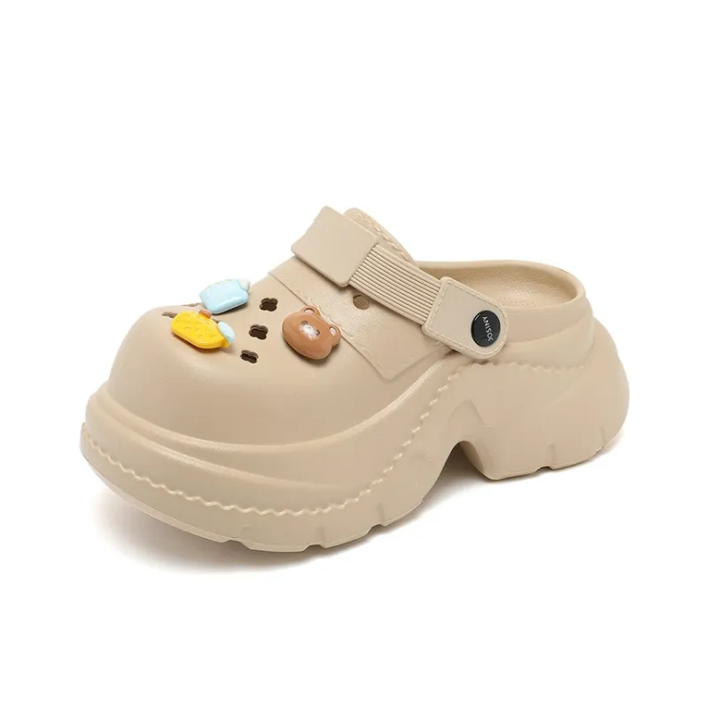 JOSINY Slip on, Clogs Women's Khaki-1