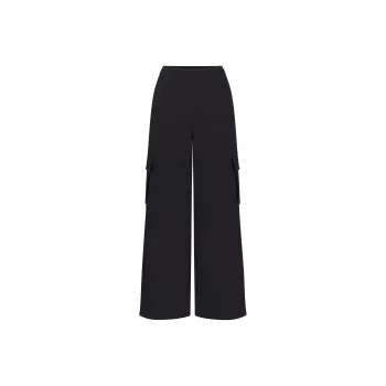 SKIMS COTTON FLEECE OVERSIZED CARGO PANT Cargo Pants Women's ONYX/Onyx