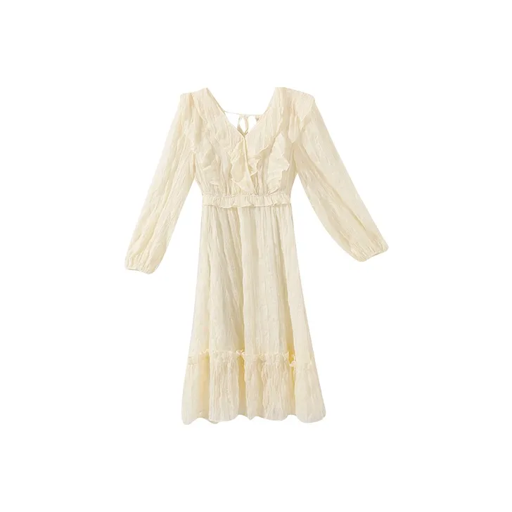 YUMOMO STAR Long Sleeved Dresses Women's-4