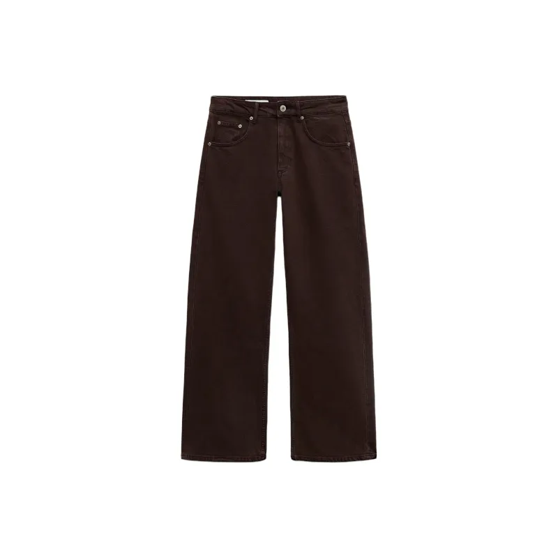 ZARA Trf Jeans Women's Chocolate-0