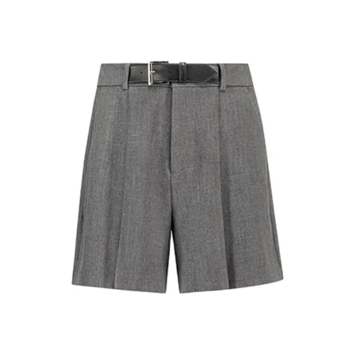 MEIYANG Casual Shorts Women's Gray-0