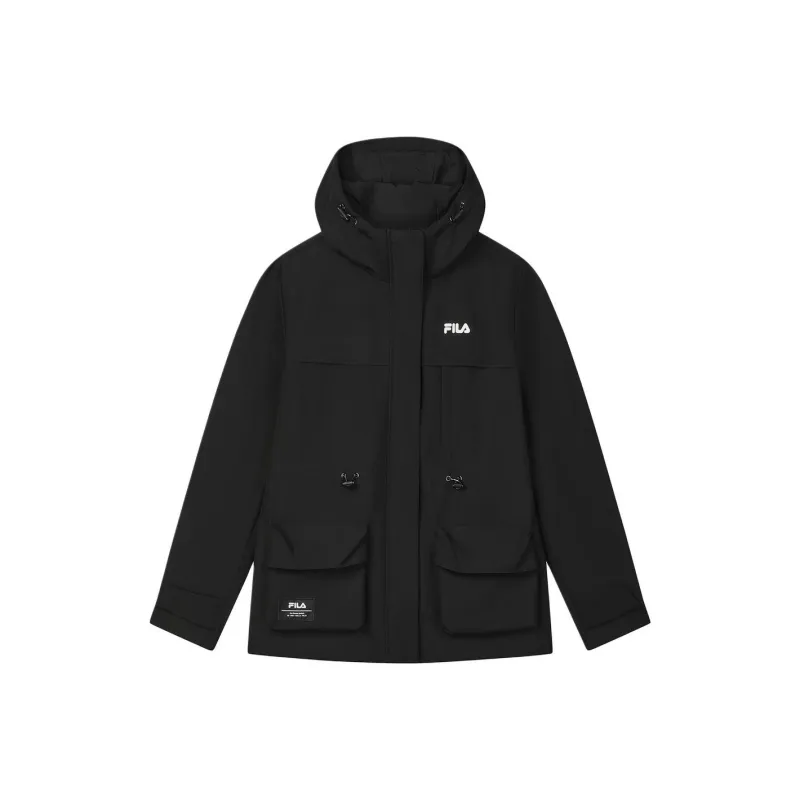 FILA Puffer Jacket Women's Jet Black-0