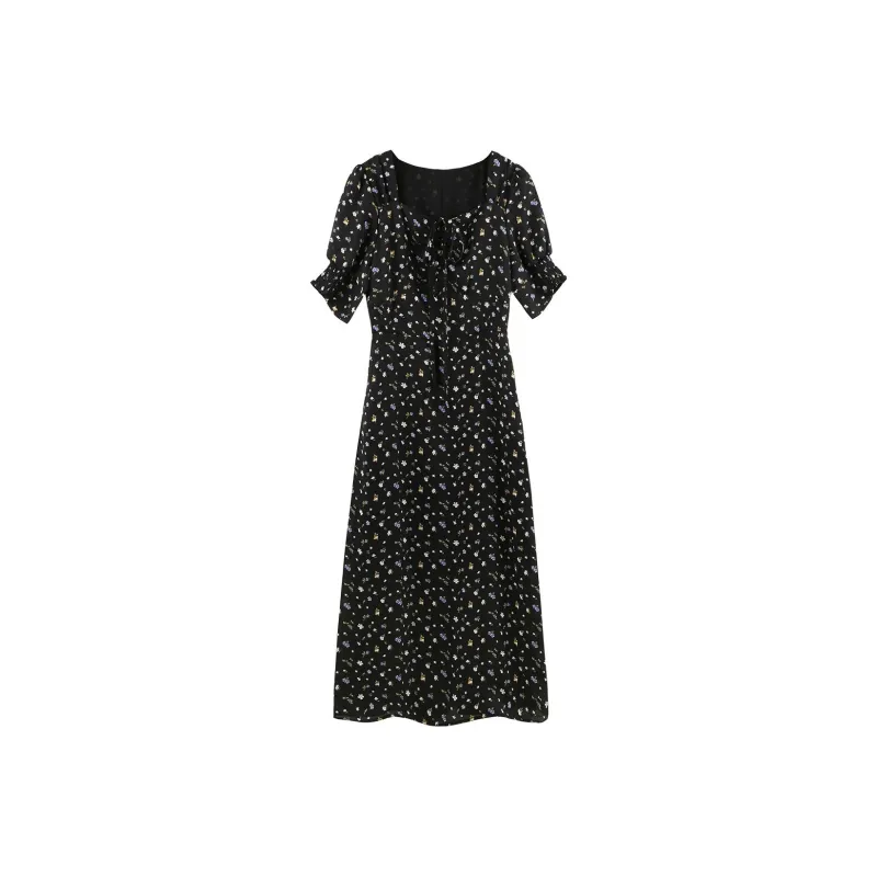 Migu Short Sleeved Dresses Women's Multicolor-0
