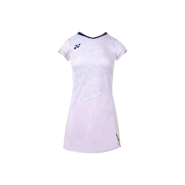 YONEX Short Sleeved Dresses Women's White-0