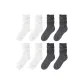 G-Women's 4 Pack-(White 2+Dark Heather Gray 2)