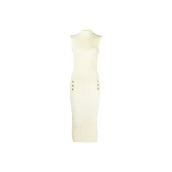 BALMAIN Knitted Midi Dress