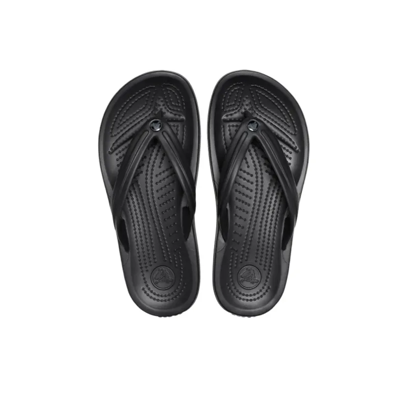 Crocs Crocband Abrasion Resistant Flip Flops Unisex Black-3