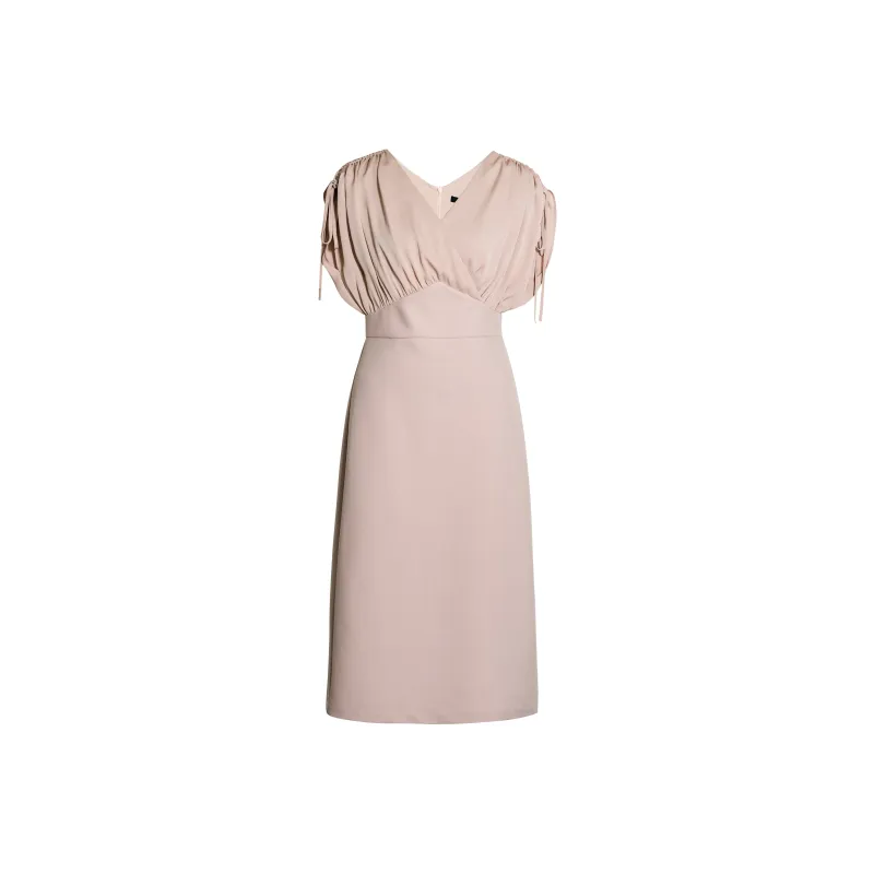 ROEYSHOUSE Short Sleeved Dresses Women's Soft Pink-0