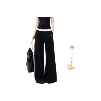 Princess Berdele Casual Pants Women's Black Lace Trim+Giveaway