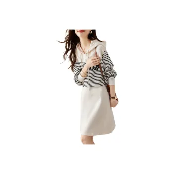 Mo Han Yi Mei Sweatshirt Set Women's Beige Apricot