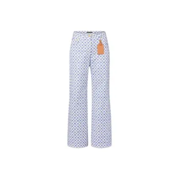 LOUIS VUITTON Blurry Monogram Boot-Cut Jeans