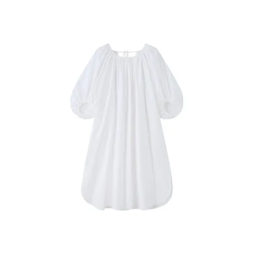 MARYME Short-Sleeved Dresses Women's White