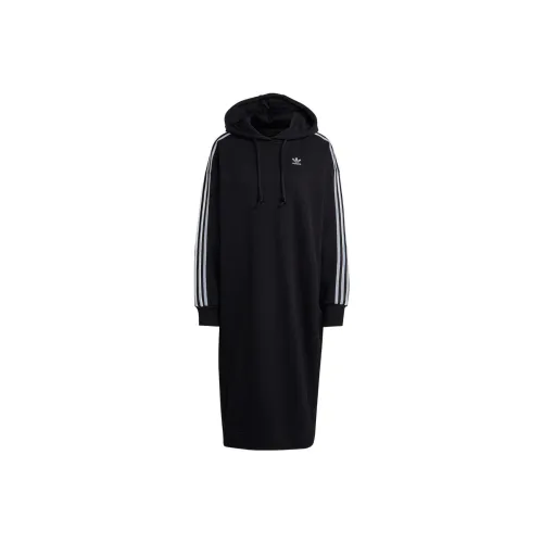 Adidas Long Sleeved Dresses Women's Black