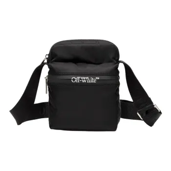 OFF WHITE Polyamide Crossbody Bag Unisex Black
