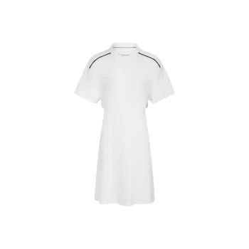 CALVIN KLEIN Short Sleeved Dress Women's White