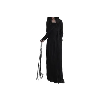 Yohji Yamamoto Long Sleeved Dresses Women's Black