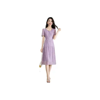 Mylan Short Sleeved Dresses Women's Purple
