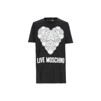LOVE MOSCHINO Short Sleeved Dresses Women's Black