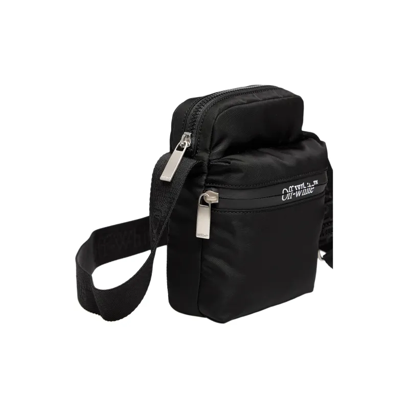 OFF WHITE Polyamide Crossbody Bag Unisex Black-1