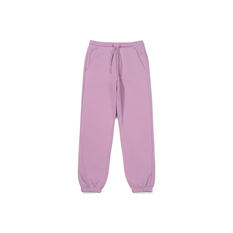 FILA Knitted Sweatpants Women's Pink-0