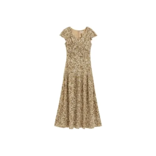Bebe Short Sleeved Dresses Women's Coffee