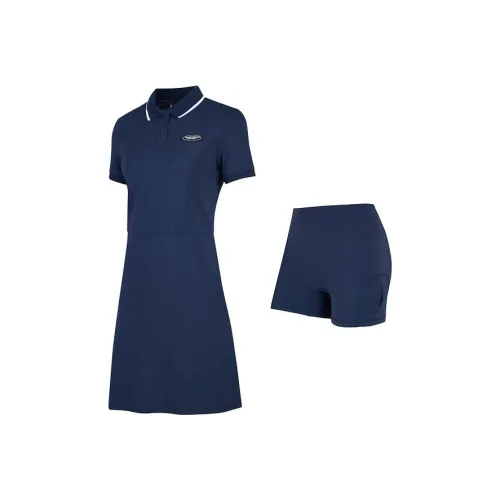 Skechers Short Sleeved Dress Women's Marine Collegiate Blue