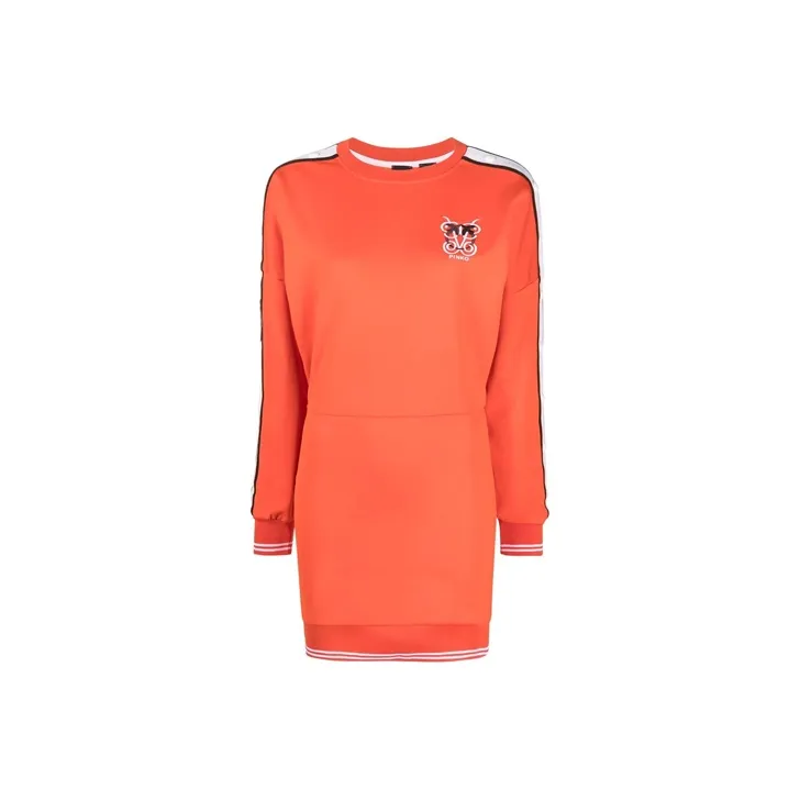 PINKO Long Sleeved Dress Women's Orange Red-0