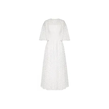 Valentino Short Sleeved Dresses Women's White