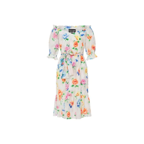 MOSCHINO Floral Pattern Midi Dress