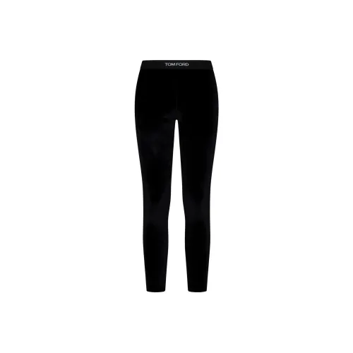TOM FORD Stretch Lustrous Velour Signature Leggings