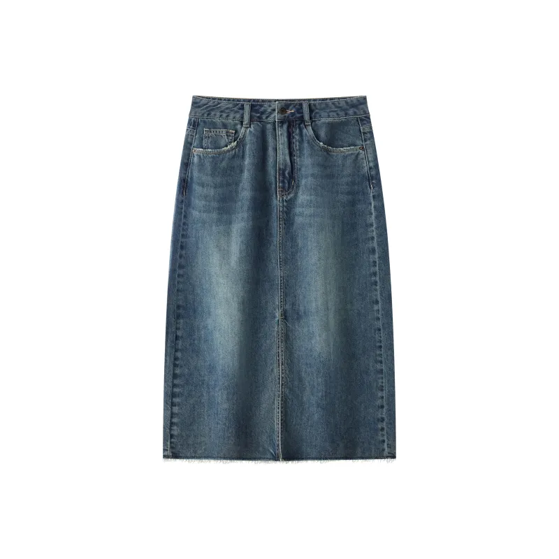 SEM/R Denim Long Skirts Women's-5