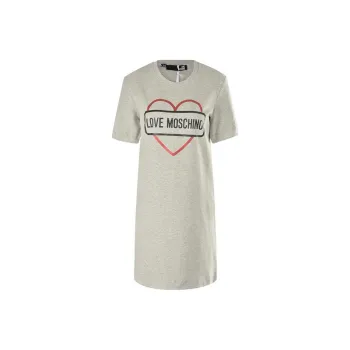 LOVE MOSCHINO Short Sleeved Dresses Women's Gray