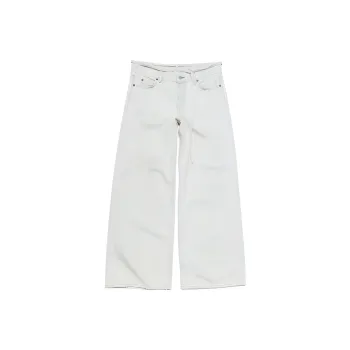 Acne Studios Logo appliqué Wide leg Jeans