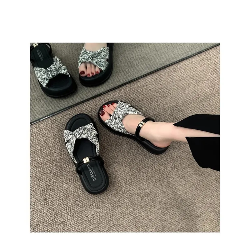 LXVB Rubber Sole Slip Resistant Slide Slippers Women's-3