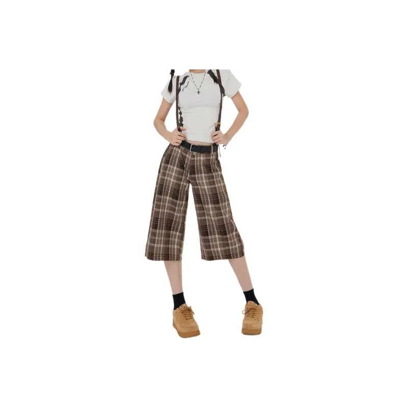 Kazakhstan SS24 Casual Pants Women's Plaid-0