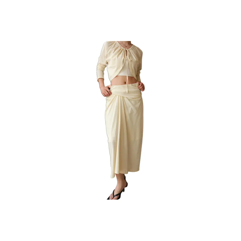 SUPERSCAPE Knit Long Skirts Women's-1