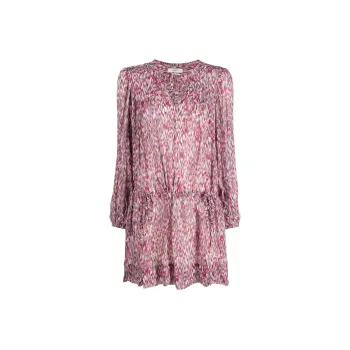 ISABEL MARANT ETOILE Abstract-print Drop-waist Dress