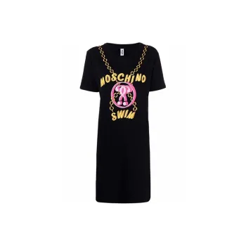 MOSCHINO Short Sleeved Dresses Women's Black