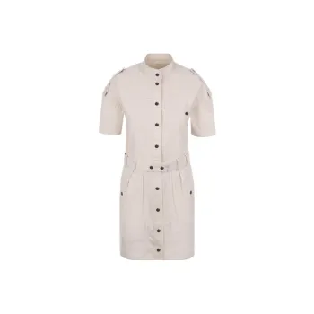 ISABEL MARANT Short Sleeved Dresses Women's Light Umber