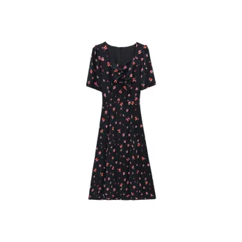 ETSE Short Sleeved Dresses Women's Black