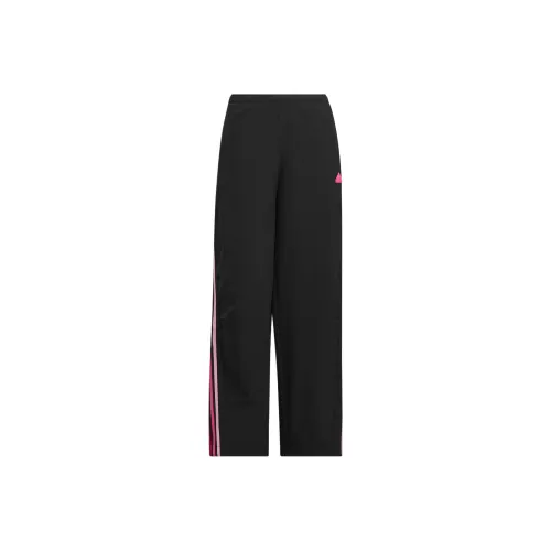 Adidas DANCE STRETCHY TRACKSUIT BOTTOMS Casual Pants Women's Black/Magenta
