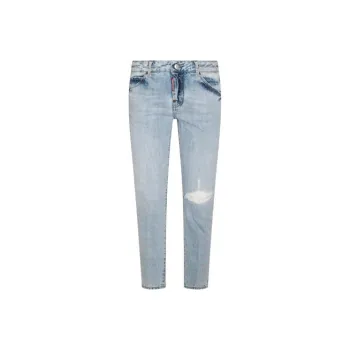 DSQUARED 2 Distressed Cropped Jeans