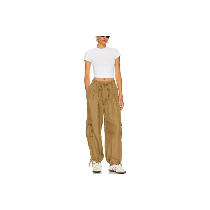 FREE PEOPLE Cargo Pants Women's Brown-0