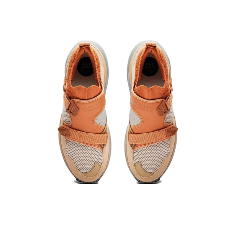Saucony Anti Slip Wear Resistant Low Top Casual Running Shoes Unisex Orange-4