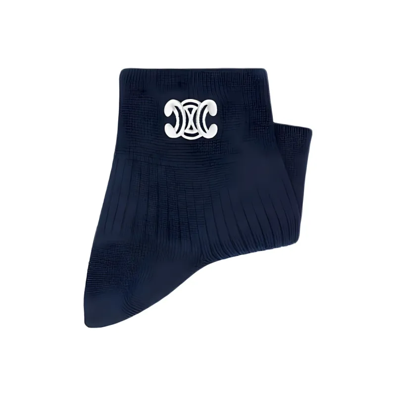 CELINE Ankle Socks Unisex 1 Pack Dark Blue-1